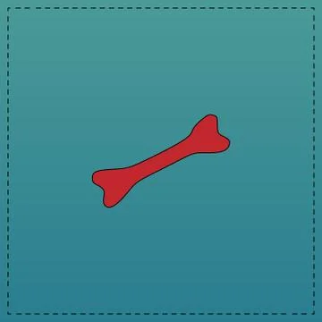 Dog bone computer symbol Stock-Illustration