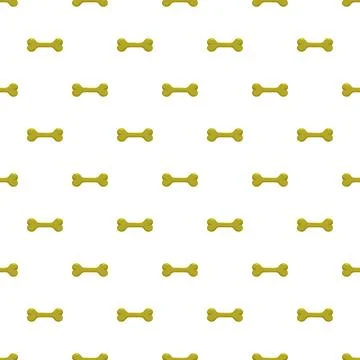 Dog bone pattern creating a seamless background design Stock Illustration