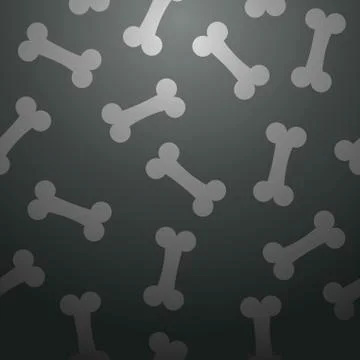Dog bone pattern Illustrazione stock