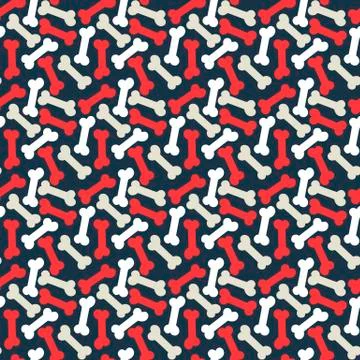 Dog Bone pattern Stock Illustration