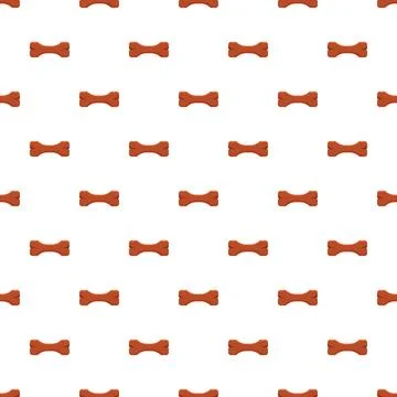 Dog bone seamless pattern for pet shop design Stock Illustration