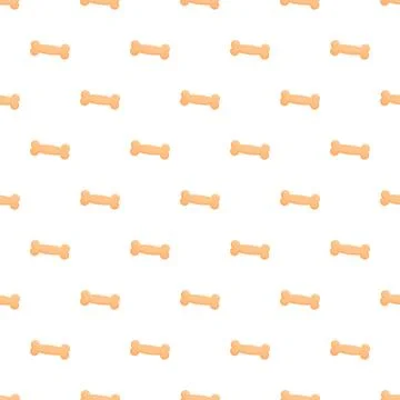 Dog bone treats seamless pattern creating background Stock Illustration
