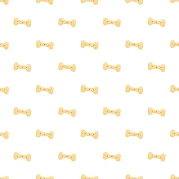 Dog bone treats seamless pattern creating a background 스톡 일러스트