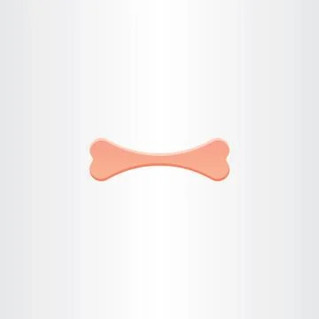 Dog bone vector icon design Illustrazione stock