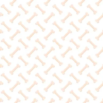 Dog bones seamless pattern. Bone endless background, a repeating texture. New Stock Illustration