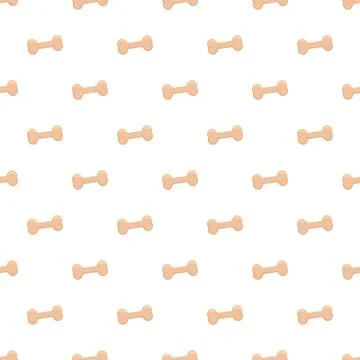 Dog bones seamless pattern for pet shop design Stock Illustration
