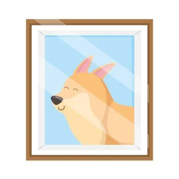 Dog cartoon design vector illustrator Stock Illustration