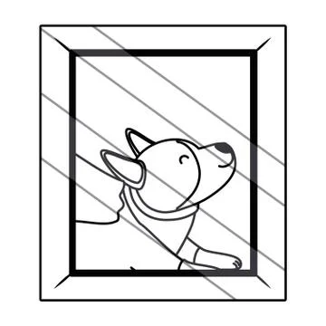 Dog cartoon design vector illustrator Stock Illustration