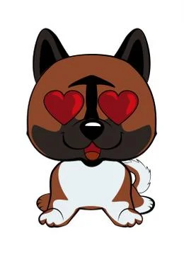 Dog character illustrations in vector. Illustrazione stock