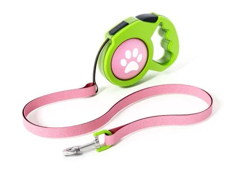 Dog collar isolated on white background. 3D illustration Stock Illustration
