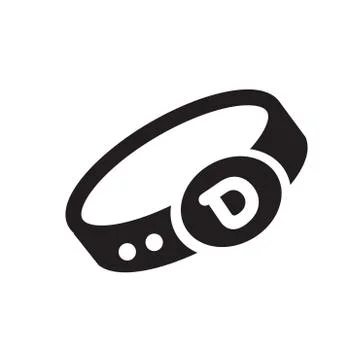 Dog collars icon Stock Illustration