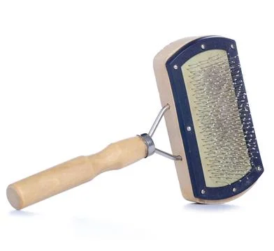 Dog comb brush Stock Photos