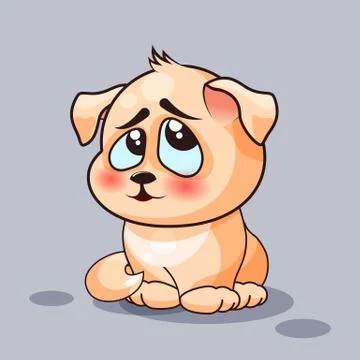 Dog is confused Stock Illustration