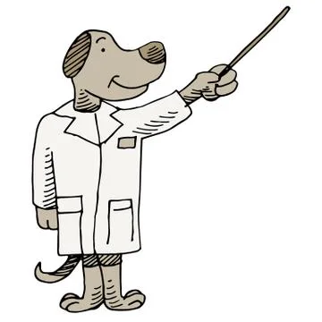Dog doctor Stock Illustration