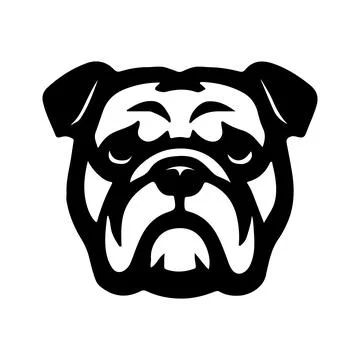 Dog face image Stock Illustration