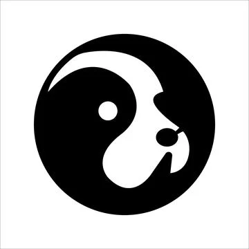 Dog Face vector design for cnc router and lasercutting Stock Illustration