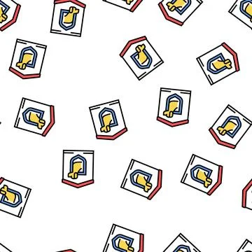 Dog guard color icon vector isolated illustration Stock Illustration