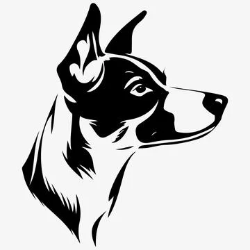Dog head icon. Flat style. Cartoon dog face. Vector illustration isolated Stock Illustration