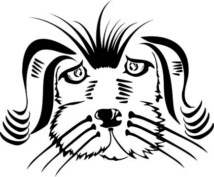 Dog head Stock Illustration