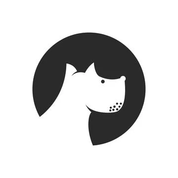 Dog head logo Stock-Illustration