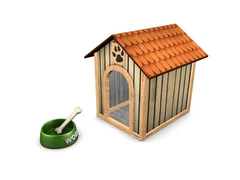 Dog house Illustrazione stock