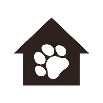 Dog house Illustrazione stock