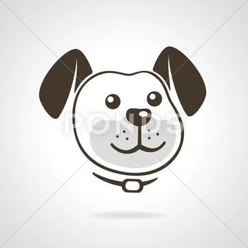 Dog icon Stock Illustration