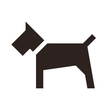Dog icon Stock Illustration