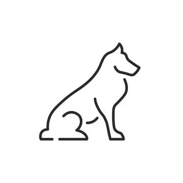 Dog Icon Stock Illustration