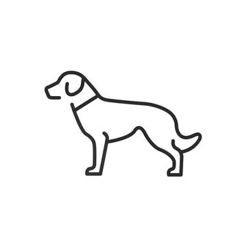 Dog Icon Stock Illustration