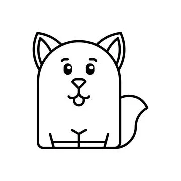 Dog icon Stock Illustration