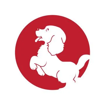 Dog icon Stock Illustration