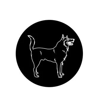 Dog icon Stock-Illustration