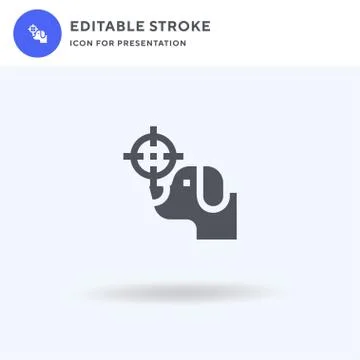 Dog icon vector, filled flat sign, solid pictogram isolated on white, logo Stock Illustration