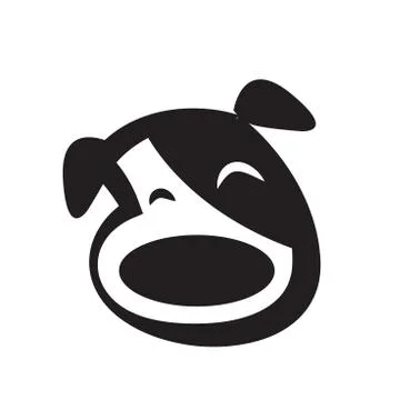 Dog icon vector Illustrazione stock