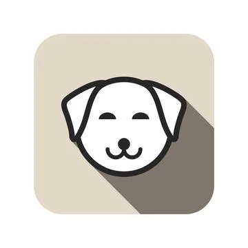 Dog icon vector Stock Illustration