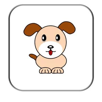 The dog Illustrazione stock