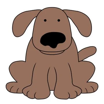 Dog illustration Illustrazione stock