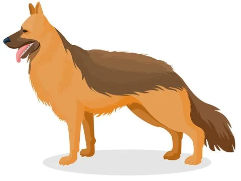 Dog illustration Stock Illustration