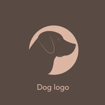 Dog Labrador (logo) Stock Illustration
