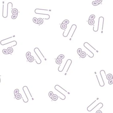 Dog leash glyph icon vector isolated illustration Stock Illustration
