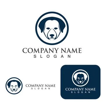 Dog Logo and symbol vector elements Stock Illustration