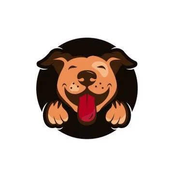 Dog logo Design Vector Template. Dog icon logo vector Stock Illustration