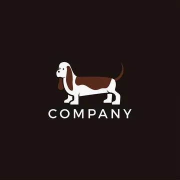 Dog logo graphic design vector illustration Stock Illustration