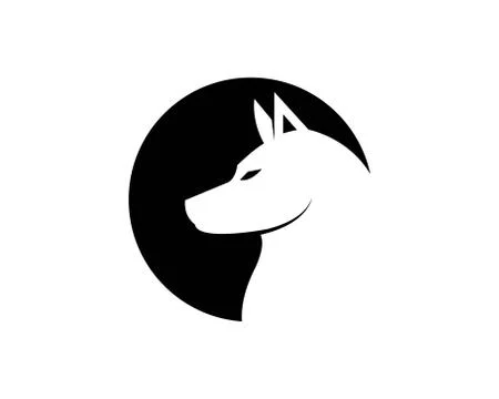 Dog logo icon vector template Stock Illustration