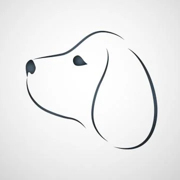 Dog logo Stock Illustration
