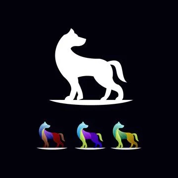 Dog logo Stock Illustration