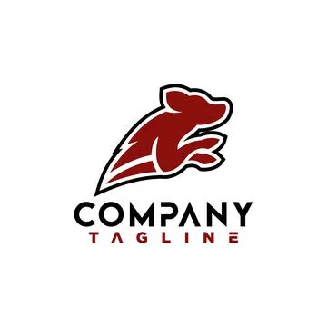 Dog logo Stock Illustration