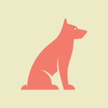 Dog logo Stock Illustration