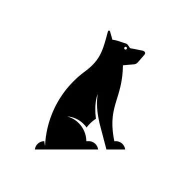Dog logo Illustrazione stock